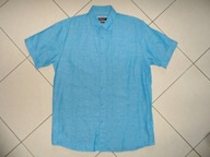 BETTONI LEN NOWA LNIANA KOSZULA r M 40 niebieska