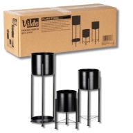 METALOWY KWIETNIK STOJĄCY VILDE – 60 CM