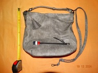 Gallantry Paris torebka worek popielata/szara z brylokiem, mały defekt