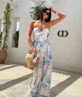 La milla komplet bodyispodnie niebieskie S