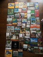 NAŁĘCZÓW , KAZIMIERZ DOLNY - ZESTAW ok. 50 szt. plany ,mapy,foldery