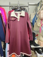 Sukienka bordowa masełko, r. Uni Italy !!!