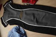 * NEW LOOK *SUKIENKA OŁÓWKOWA ZE ZŁOTA KLAMERKĄ_36