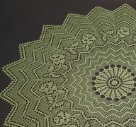 serwetka szydełkowa, szydełko RĘKODZIEŁO śr.138 cm