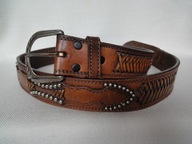 LEGENDS COLLECTION MEKSYK skórzany pasek r. 32