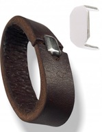 SZLUFKA DO PASKA DO SPODNI SKÓRZANA HANDMADE RĘCZNIE ROBIONA 4CM 40MM