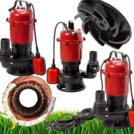 POMPA ZATAPIALNA 750W DO WODY BRUDNEJ CZYSTEJ SZAMBA 18000 l/h Z PŁYWAKIEM