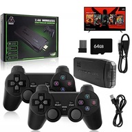 KONSOLA GAME STICK LITE 4K 20000+GIER 2x PAD BEZPRZEWODOWY RETRO EMULATOR