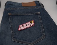 Naszywka Haftowana GIRL POWER Napis – 9,5 x 3 cm