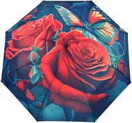 PARASOLKA DAMSKA PARASOL DAMSKI MĘSKI PEŁNY AUTOMAT SKŁADANY MOCNY UNISEX