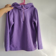 Wrzosowy polar dziewczęcy Mountain Warehouse 122 bluza z kapturem (338)