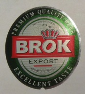 STARA ETYKIETA PIWO BROK EXPORT BROWAR KOSZALIN