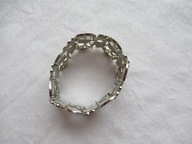 BRANSOLETA METALOWA KOLOR SREBRNY