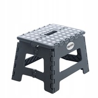STOŁEK TABORET SKŁADANY ANTYOŚLIZGOWY MAŁY SZARY + 22cm