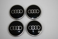 81A601170 Oryginalne 4 dekielki Audi A3 A4 A5 Q3 Q5 Q7 TT czarny połysk 61m