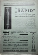 ŁÓDŹ - APARATY RAPID - REKLAMA - DRUK RYDLEWSKI ŁÓDŹ
