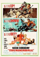 Plakat A3 - James Bond 007 Operacja Piorun / Thunderball 1965