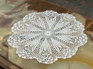 SERWETA 45CM OBRUS RĘCZNIE WYKONANY SZYDEŁKOWY HAND MADE RĘKODZIEŁO