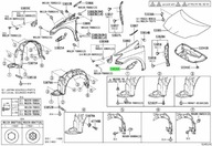 TOYOTA PRIUS 2010-LEWA KIEROWNICA POWIETRZA NOWA 53826-47010