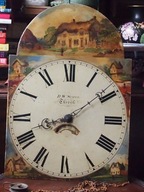 XVIII - mechanizm ang. zegara podłogowego.