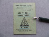 NOWE DWORY WADOWICE KRAKÓW LEGITYMACJA WICI KOŁO MŁODZIEŻY WIEJSKIEJ - 1947