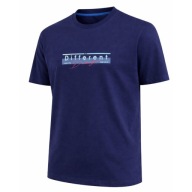 Koszulka bawełniana DYNAMIC granatowy T-shirt męski 7XL NADWYMIAR