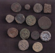 Stare Monety - Islam - antyk - miks - ciekawy zestaw - 14 monet