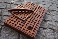 TRIP TRAP SKAGERAK TACA DO KROJENIA PIECZYWA + SERWETNIK TEAK danish design