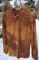 TRULY by PART TWO KOSZULA ZAMSZOWA SKÓRA OWCZA KURTKA r.40 DANISH DESIGN
