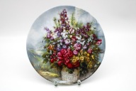 TALERZ OZDOBNY W KWIATACH PORCELANA ROSENTHAL 1991 r