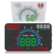 Wyświetlacz HUD OBD2 5.8" Projektor Prędkości na Szybę Alarmy Silnika