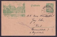1925 Herb Gdańska w owalu ilustracja 16 Cp 31 stempel Pruszcz