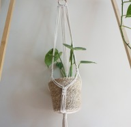 Kwietnik 9 basic, makrama na kwiaty, Boho.Handmade.WIELE KOLORÓW