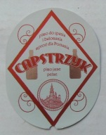 ETYKIETA PIWO CAPSTRZYK BROWAR SULIMAR PIOTRKÓW TRYBUNALSKI