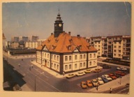 LUBIN. Plac Wolności - nowa zabudowa rynku, ratusz z 1768 r.