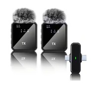 MIKROFON BEZPRZEWODOWY KRAWATOWY IPHONE USB-C REDUKCJA SZUMÓW NOWY 2X