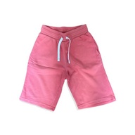 Krótkie spodenki chłopiec do kolan 140 pomarańczowe