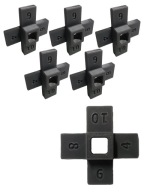 Dystans Montażowy 4w1 Do Desek Tarasowych Dylatacji 4mm,6mm,8mm,10mm 5szt.