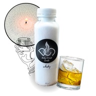 Świeczka Świeca PERŁOWA zapachowa Whisky 200g + GRATIS 50 cm knotów