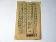 PKS Kuźnica - Władysławowo 1964 rok - PRL - bilet 113