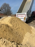 Piach 0-2 mm Płukany Wiślany Piasek Wiślak Wylewka Posadzka Mixokret Beton