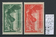 Francja, 1937, Nike, Mi 359-360*