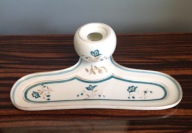 Antyk Heubach Lichte kałamarz / podstawa | ręcznie malowana porcelana