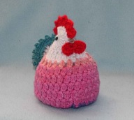 Kurka na szydełku / kogucik / kura / Wielkanoc