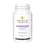 Noble Health Aminokwasy na włosy + keratyna 60 kapsułek