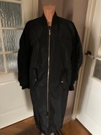 Babylon kurtka czarna włoskie 46, bomber, płaszcz