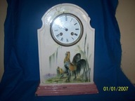 WARTO- Ceramiczny stary zegar ok,1900r