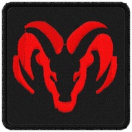 Termo Naszywka Dodge Ram Baran Haft Motoryzacja Haftowana Naprasowanka