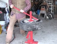 MANUALNA MONTAŻOWNIA OPON RĘCZNA ZMIENIARKA 8-19" DO DOMU GARAŻU POLSKAWYS