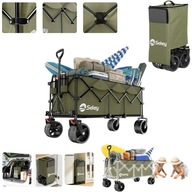 WÓZEK TRANSPORTOWY TURYSTYCZNY OGRODOWY SKŁADANY 300L 150KG XXXL SEKEY